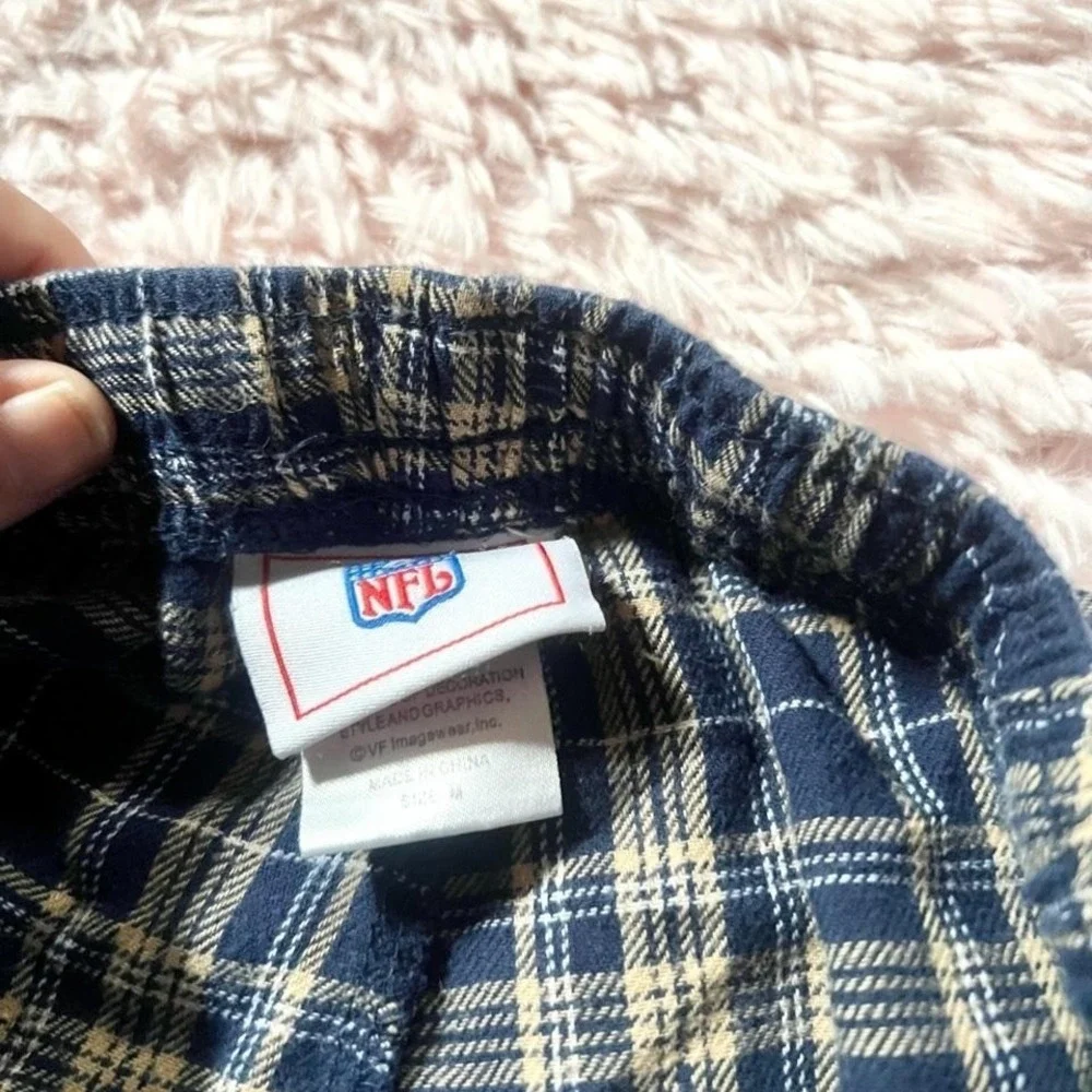 NFL‎ Vintage Apparel Rams Embroidered Plaid Lounge PJ Pants Mens M Sportswear